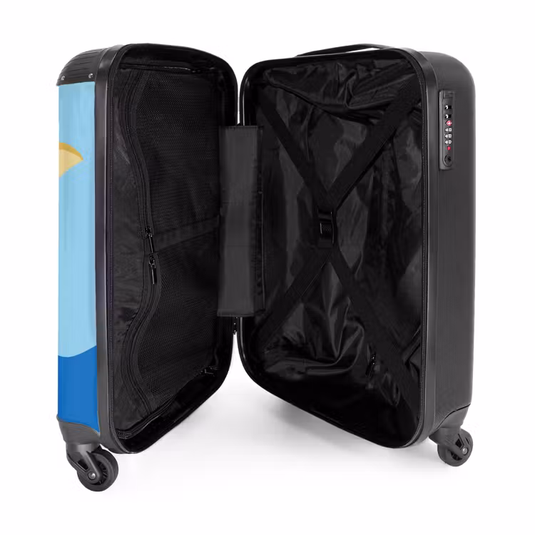 Suitcase - Dino - Eggs - Blue — 3