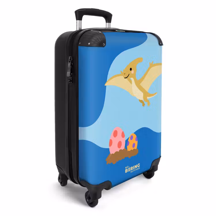 Suitcase - Dino - Eggs - Blue — 4