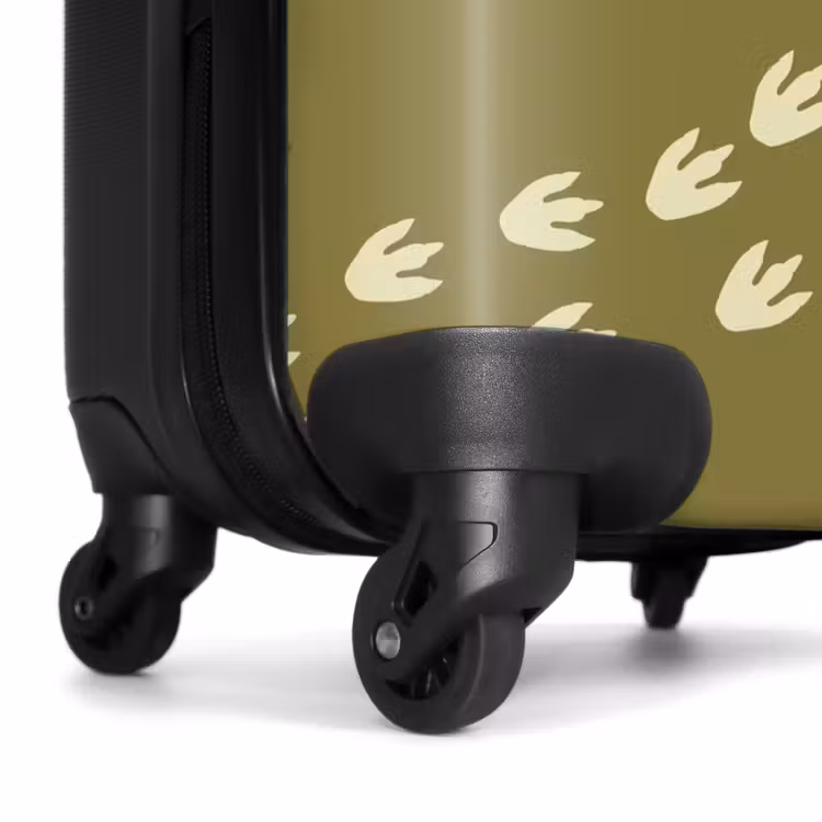 Suitcase - Dino - Footprints - Green — 6