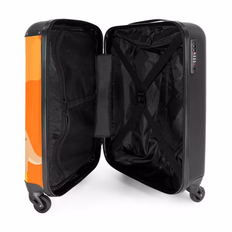 Suitcase - Dino - Orange - Stone — 3