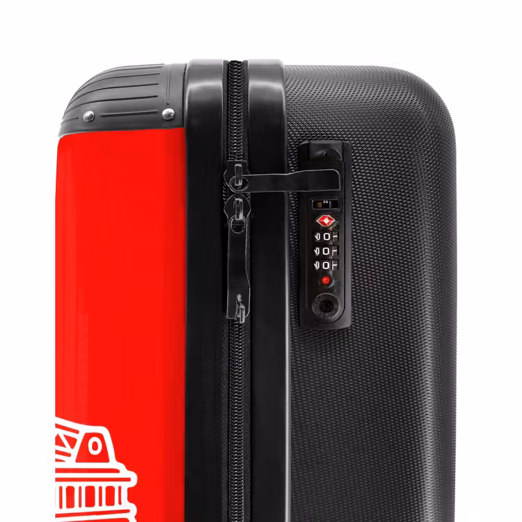 Suitcase - Fire Department - Red - White — 5