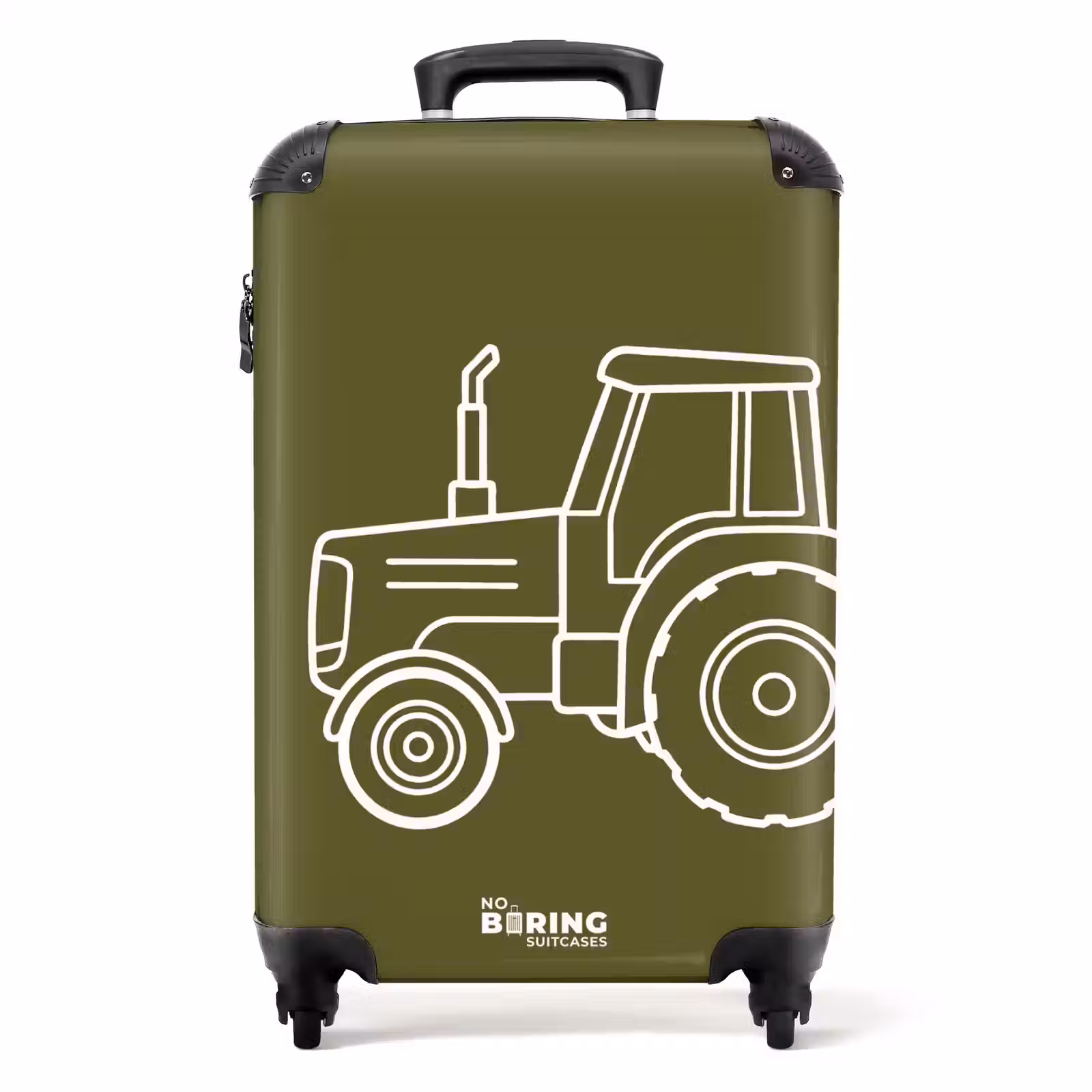 Suitcase - Tractor - Green - White — 1