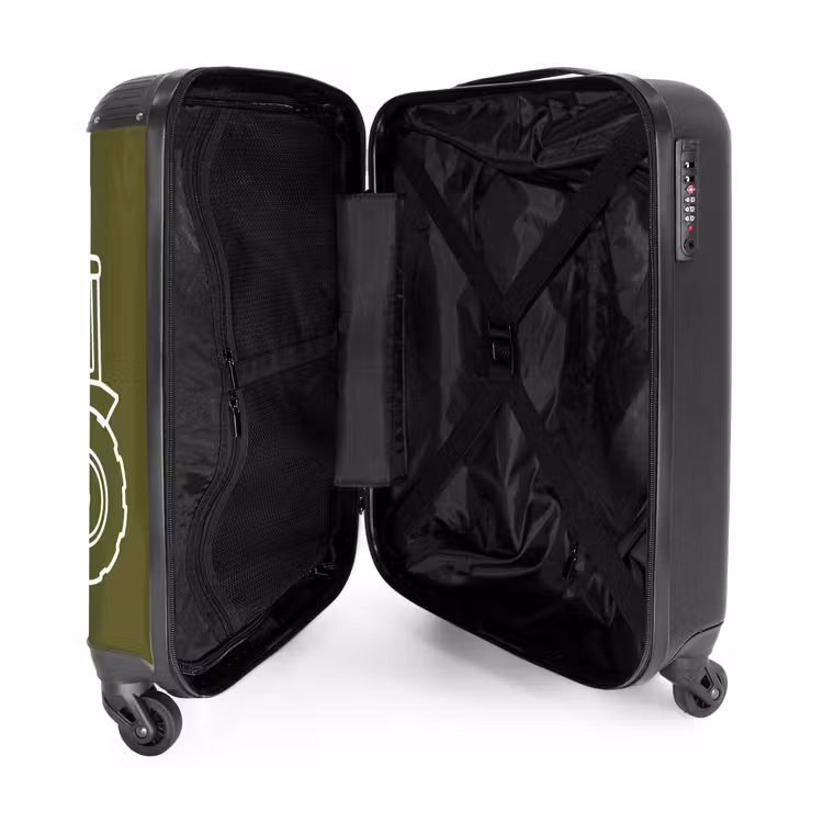Suitcase - Tractor - Green - White — 3
