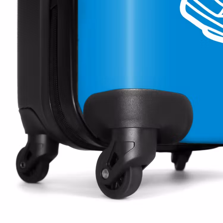 Suitcase - Tractor Tire - Blue - White — 6