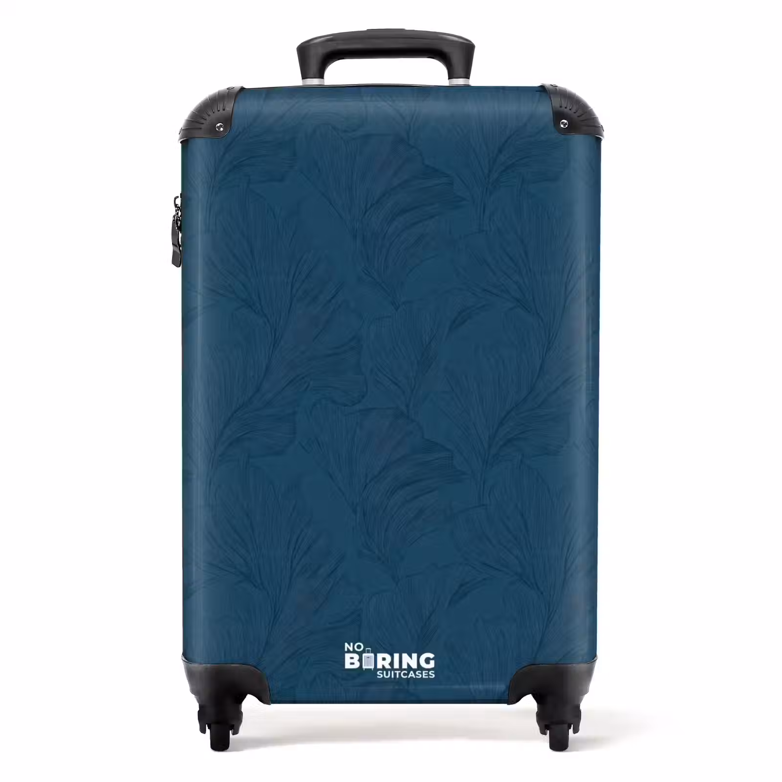 Suitcase - Abstract - Pattern - Dark Blue - Elegant — 1