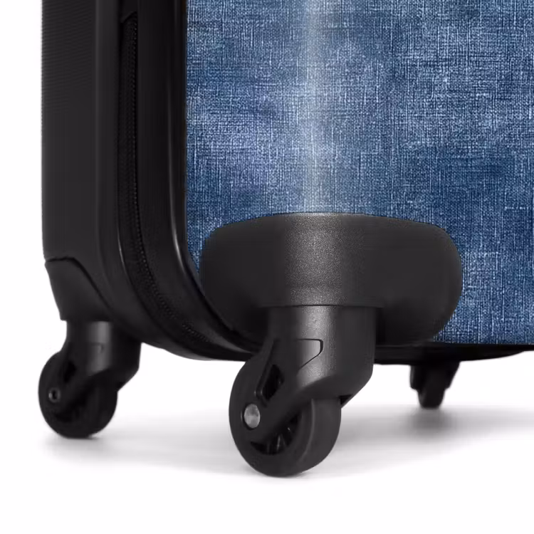 Suitcase - Linen - Texture - Pattern - Denim - Rustic — 6