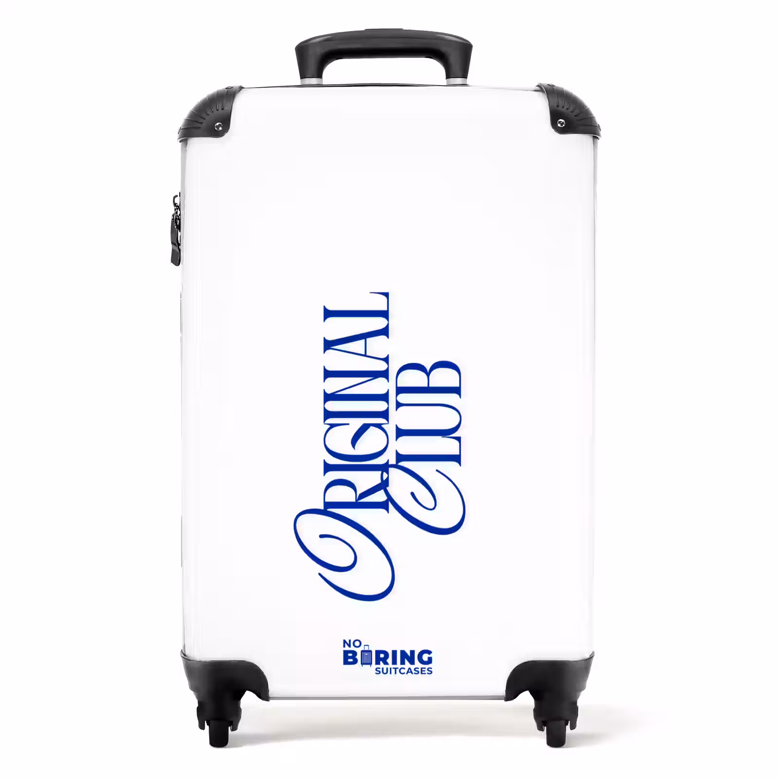 Suitcase - Blue - White - Minimalist — 1