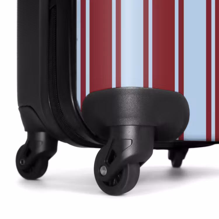Suitcase - Blue - Red - Vertical stripes — 6