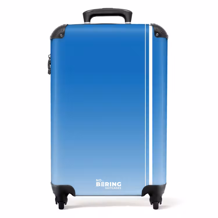 Suitcase - Blue - White - Gradient — 1