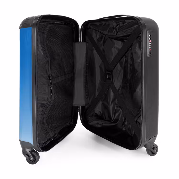 Suitcase - Blue - White - Gradient — 3