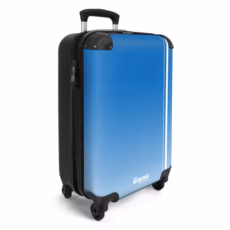 Suitcase - Blue - White - Gradient — 4