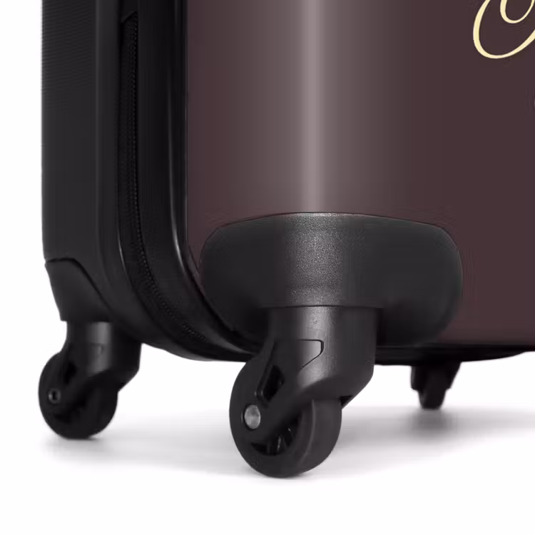 Suitcase - Brown - Yellow - Café — 6