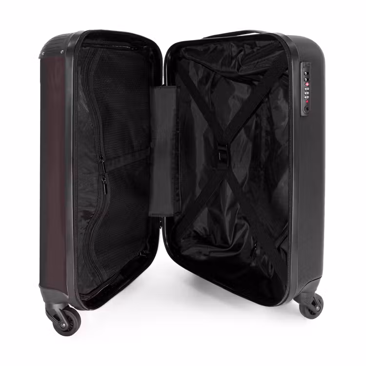 Suitcase - Brown - Yellow - Coffee — 3