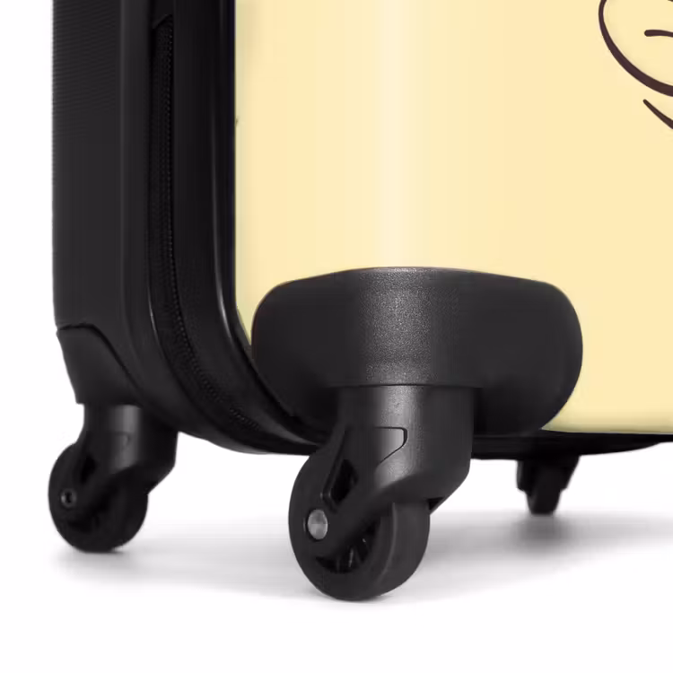 Suitcase - Yellow - Brown - Subtle — 6
