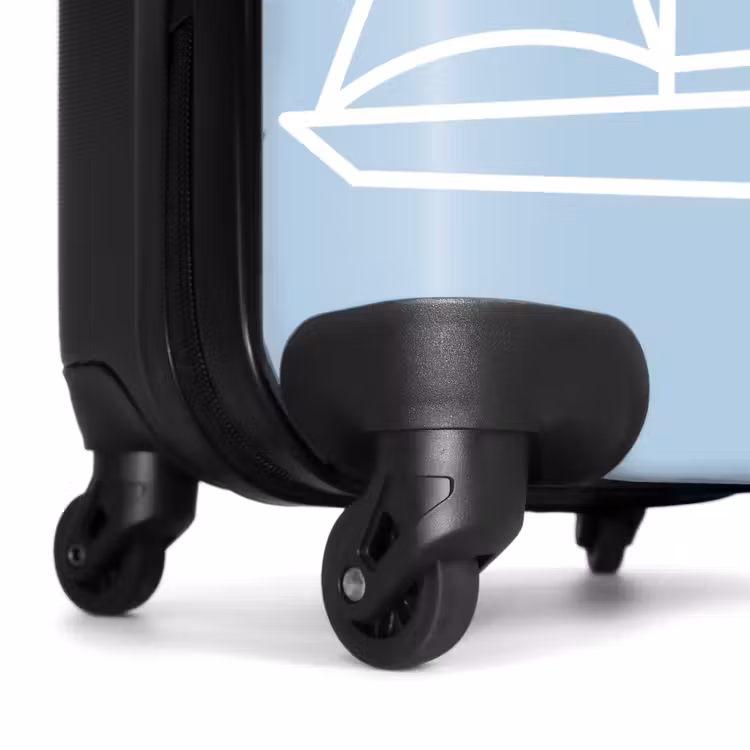 Suitcase - Sailboat - Blue - White — 6