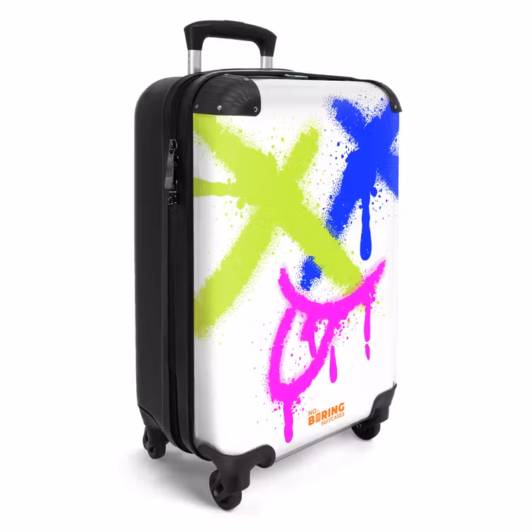 Suitcase - Neon - Smiley - Colorful — 4