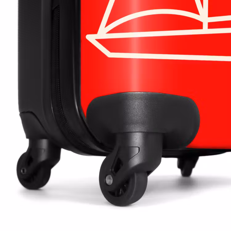 Suitcase - Sailboat - Red - White — 6
