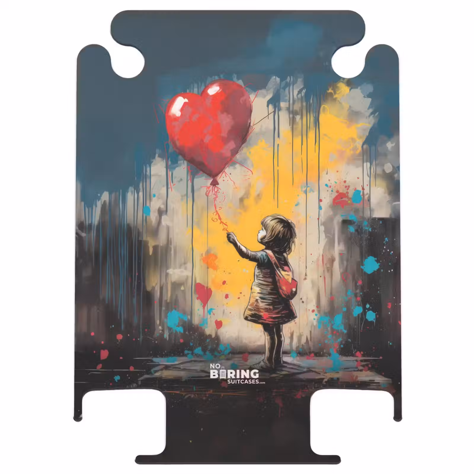 CaseSwap™ - Girl with balloon in graffiti style — 1