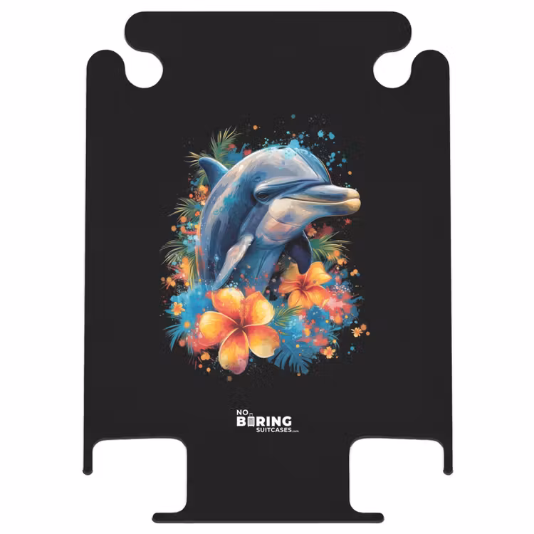 CaseSwap™ - Dolphin amid graffiti flowers — 1