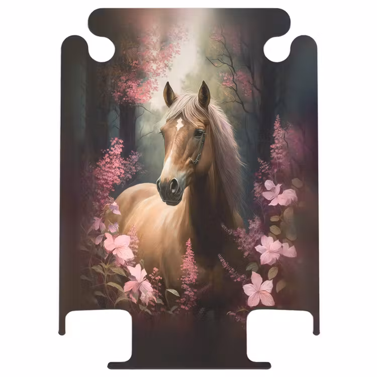 CaseSwap™ - Suitcase - Horse - Flowers - Pink - Nature - Forest — 1