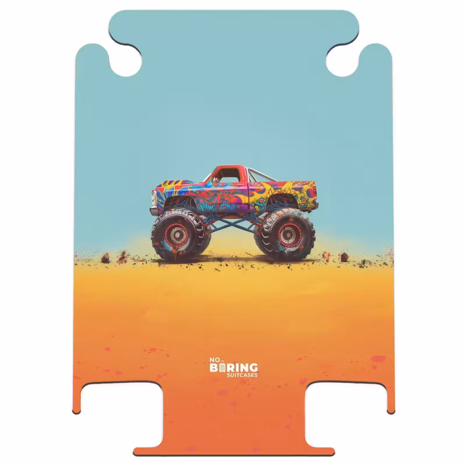 CaseSwap - Monster Truck with Graffiti Print in the Sand — 1