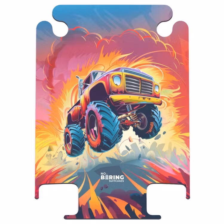 CaseSwap™ - Pink Monster Truck Flies Over the Tarmac — 1