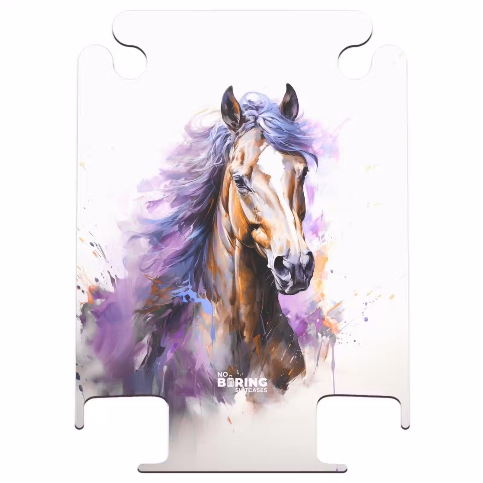 CaseSwap™ - Watercolor horse with purple mane — 1