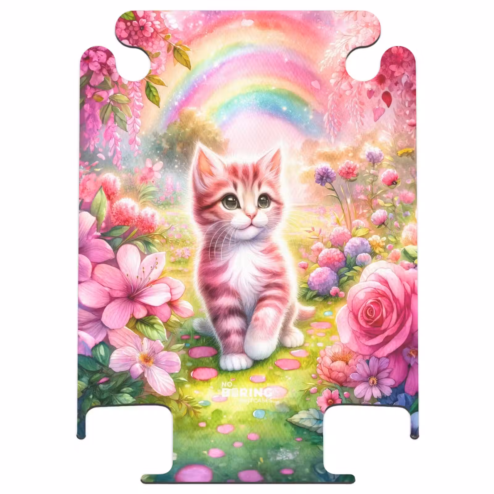 CaseSwap™ - Pink rainbow kitten — 1