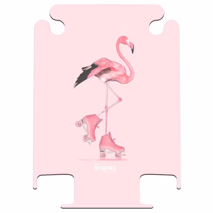 CaseSwap™ - Pink roller flamingo — 1