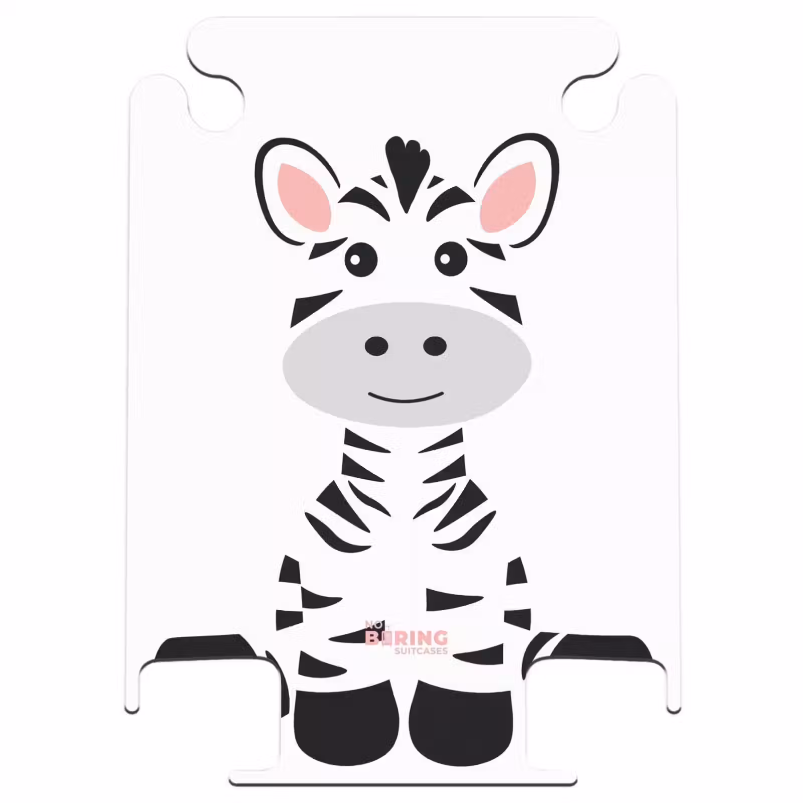 CaseSwap™ - Children's suitcase - Zebra — 1