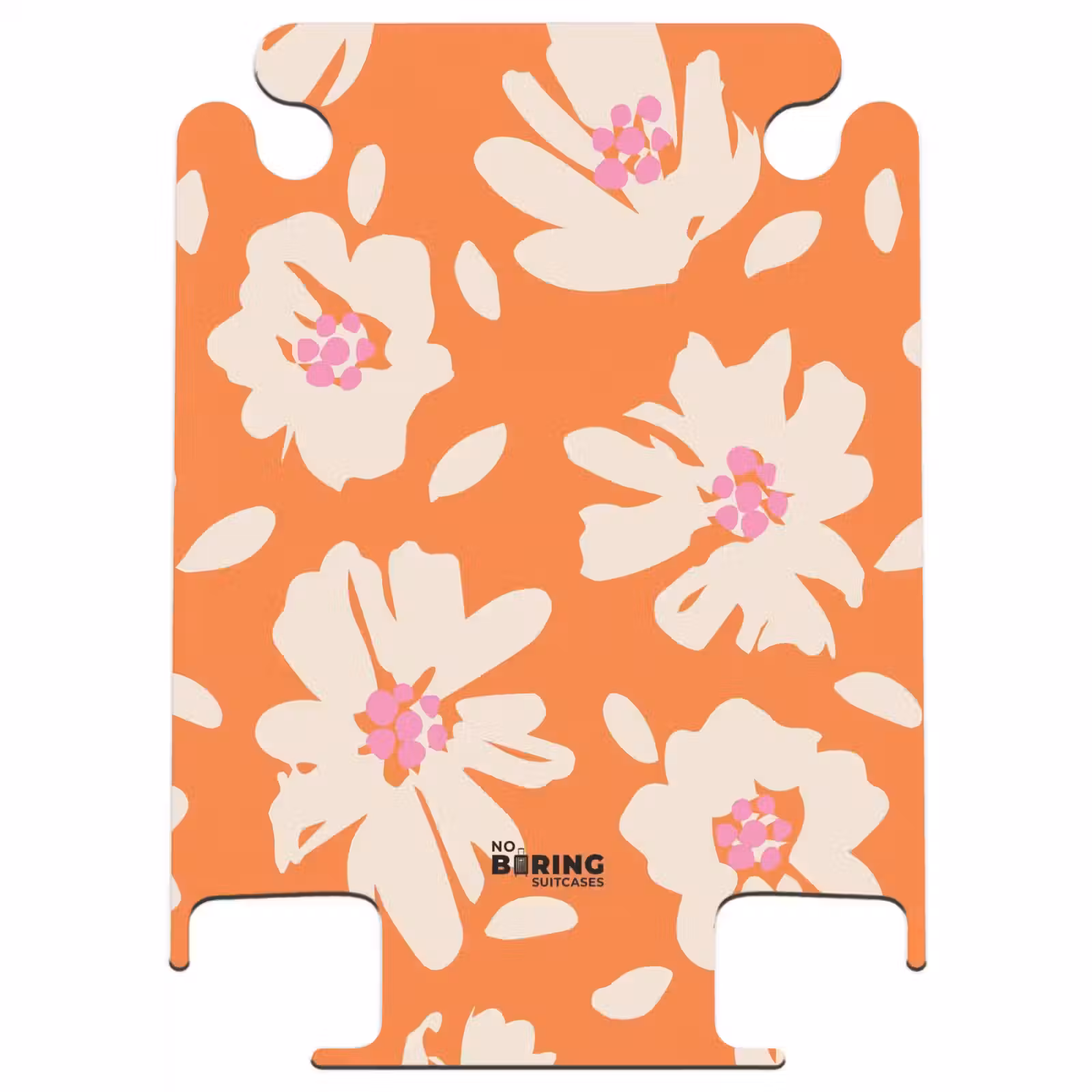 CaseSwap™ - Pastel flowers - Cream with orange — 1