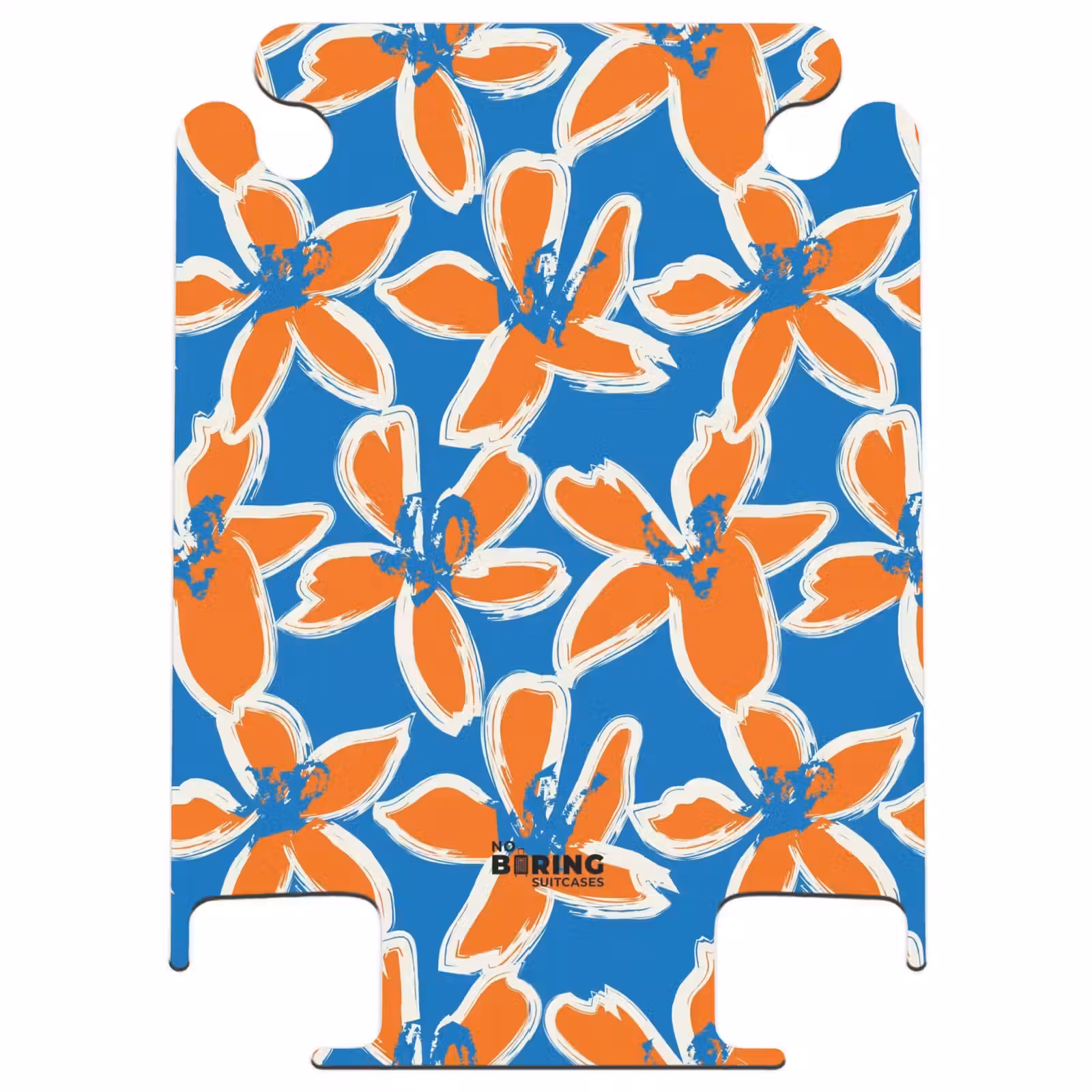 CaseSwap™ - Pastel flowers - Orange with blue — 1