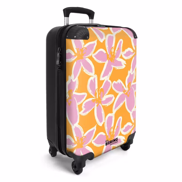 CaseSwap™ - Pastel flowers - Pink with orange — 2