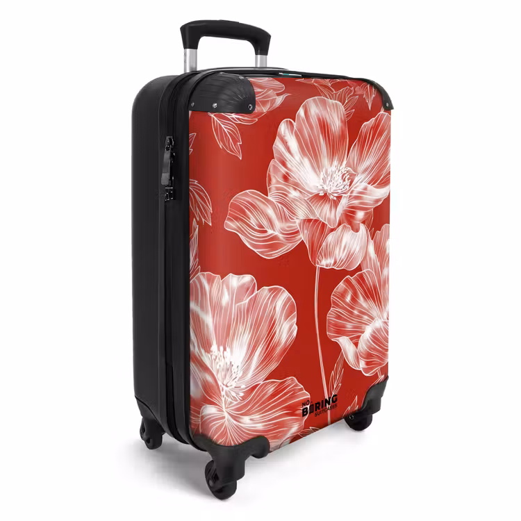 CaseSwap™ - Vintage flowers - Red — 2