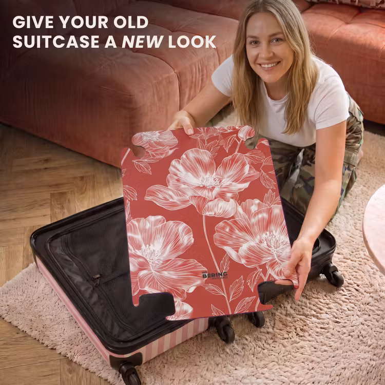 CaseSwap™ - Vintage flowers - Red — 3