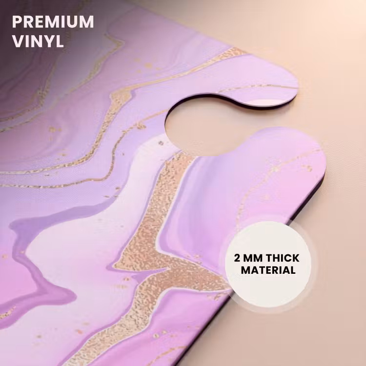 CaseSwap™ - Marble - Soft Pink and Purple Marble Waves — 6