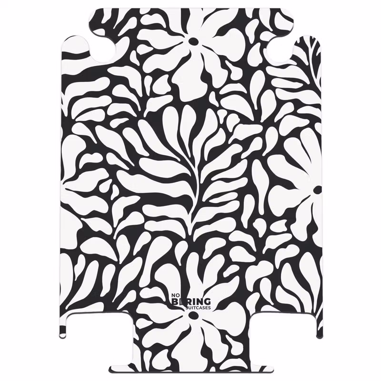 CaseSwap - Abstract - Black/White Floral Pattern — 1