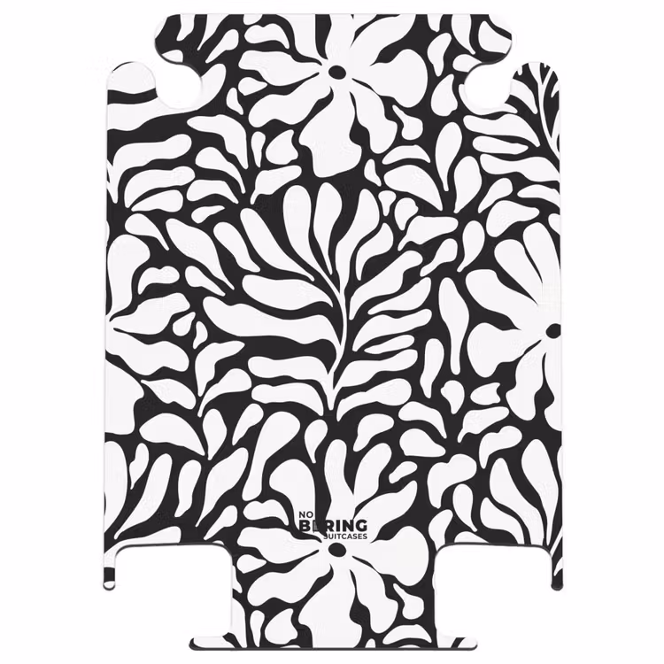 CaseSwap - Abstract - Black/White Floral Pattern — 1