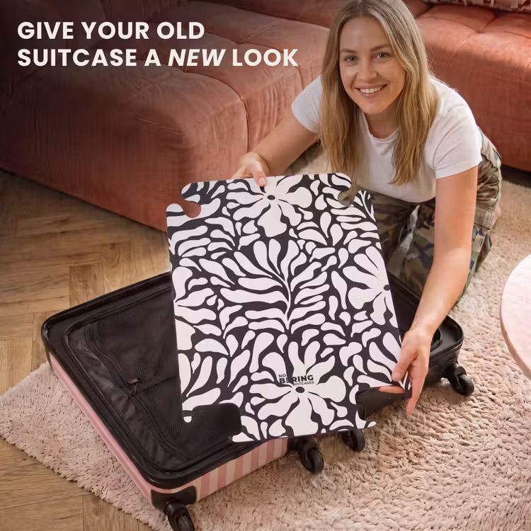 CaseSwap - Abstract - Black/White Floral Pattern — 3