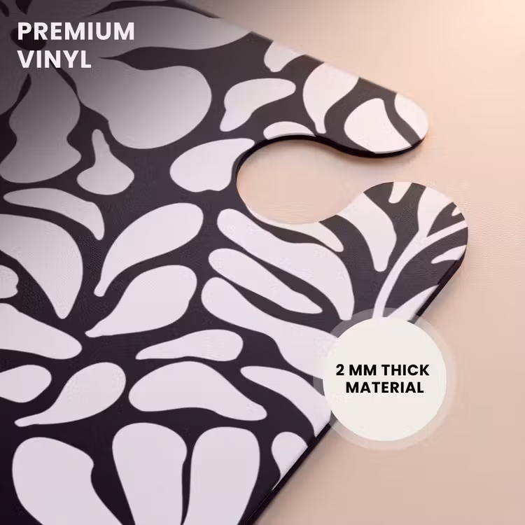 CaseSwap - Abstract - Black/White Floral Pattern — 6