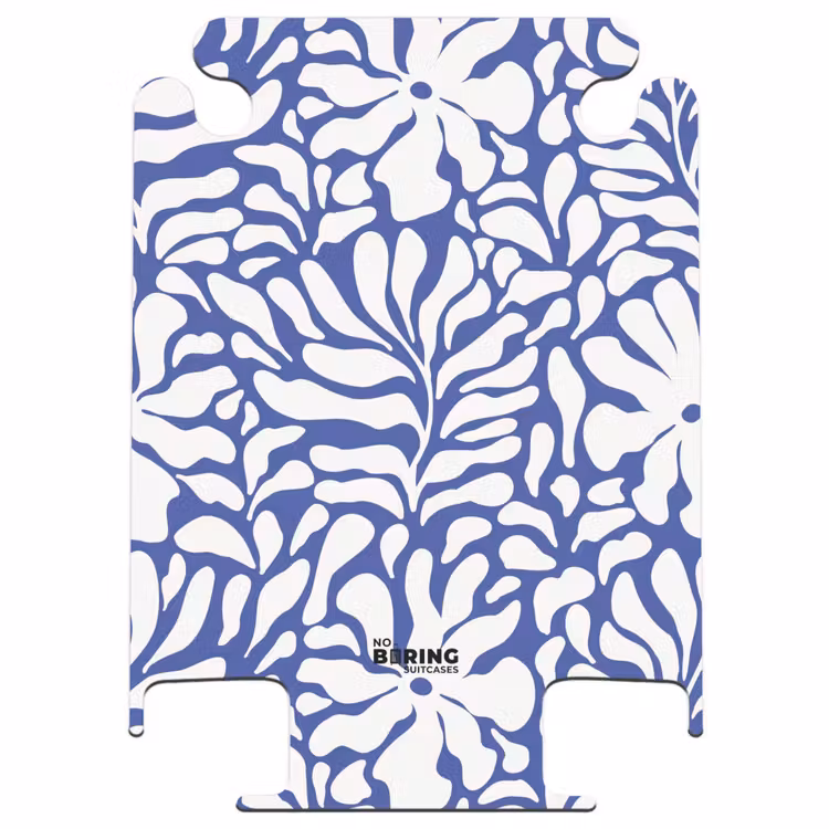 CaseSwap™ - Abstract - Blue/White Floral Pattern — 1