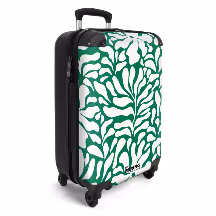 CaseSwap™ - Abstract - Green/White Floral Pattern — 2