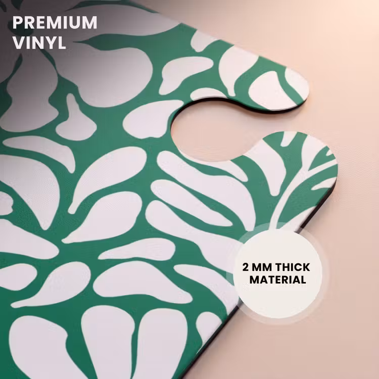 CaseSwap™ - Abstract - Green/White Floral Pattern — 6