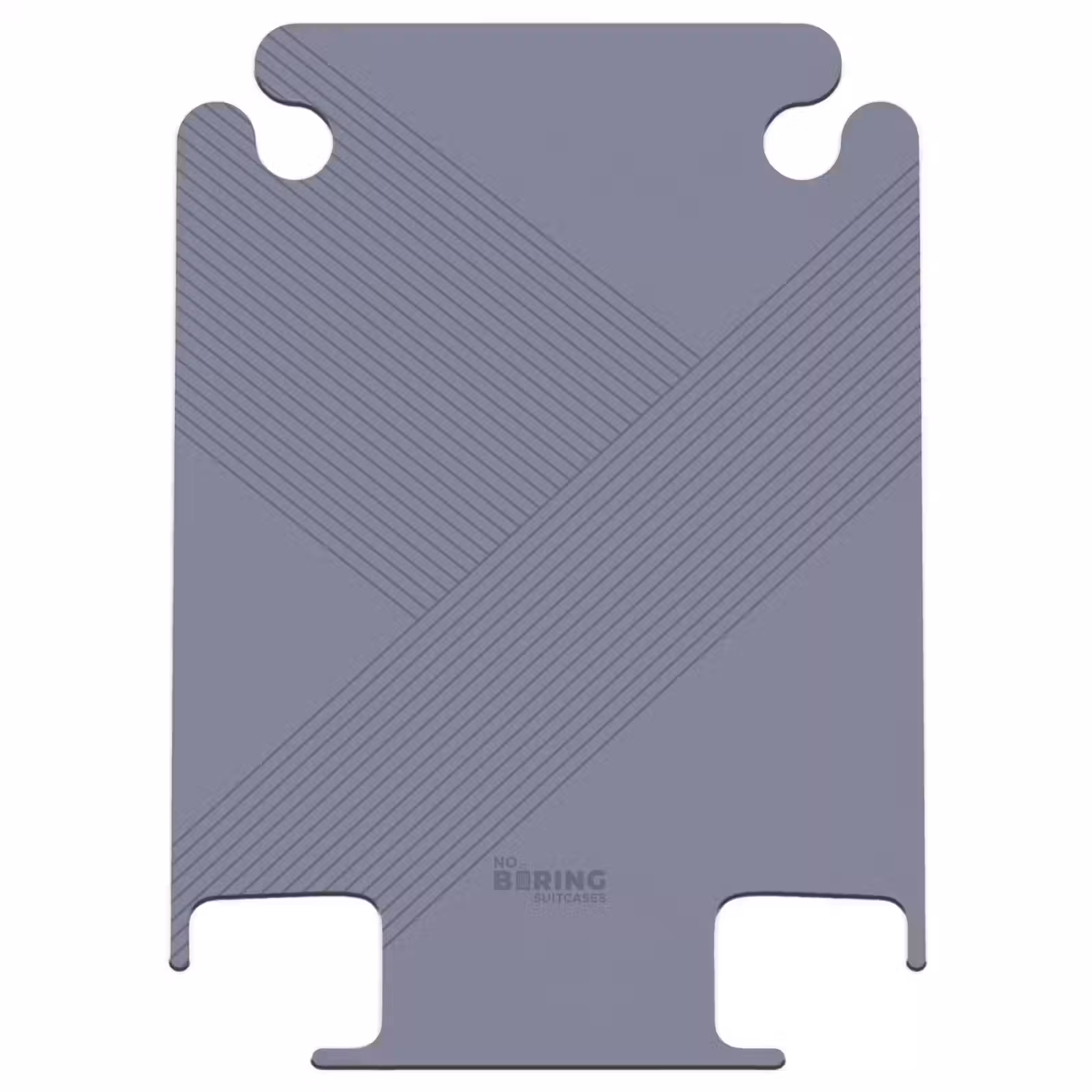 CaseSwap™ - Minimal - Crossing lines on gray-blue — 1