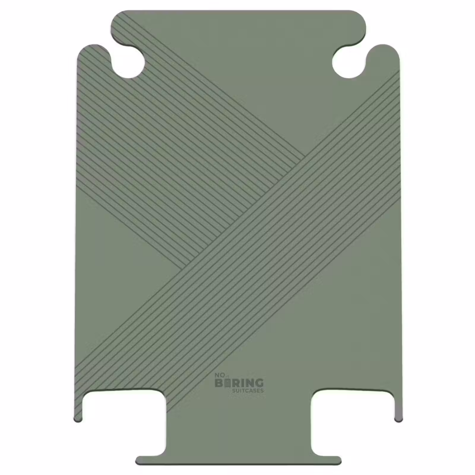 CaseSwap™ - Minimal - Crossing lines on gray-green — 1