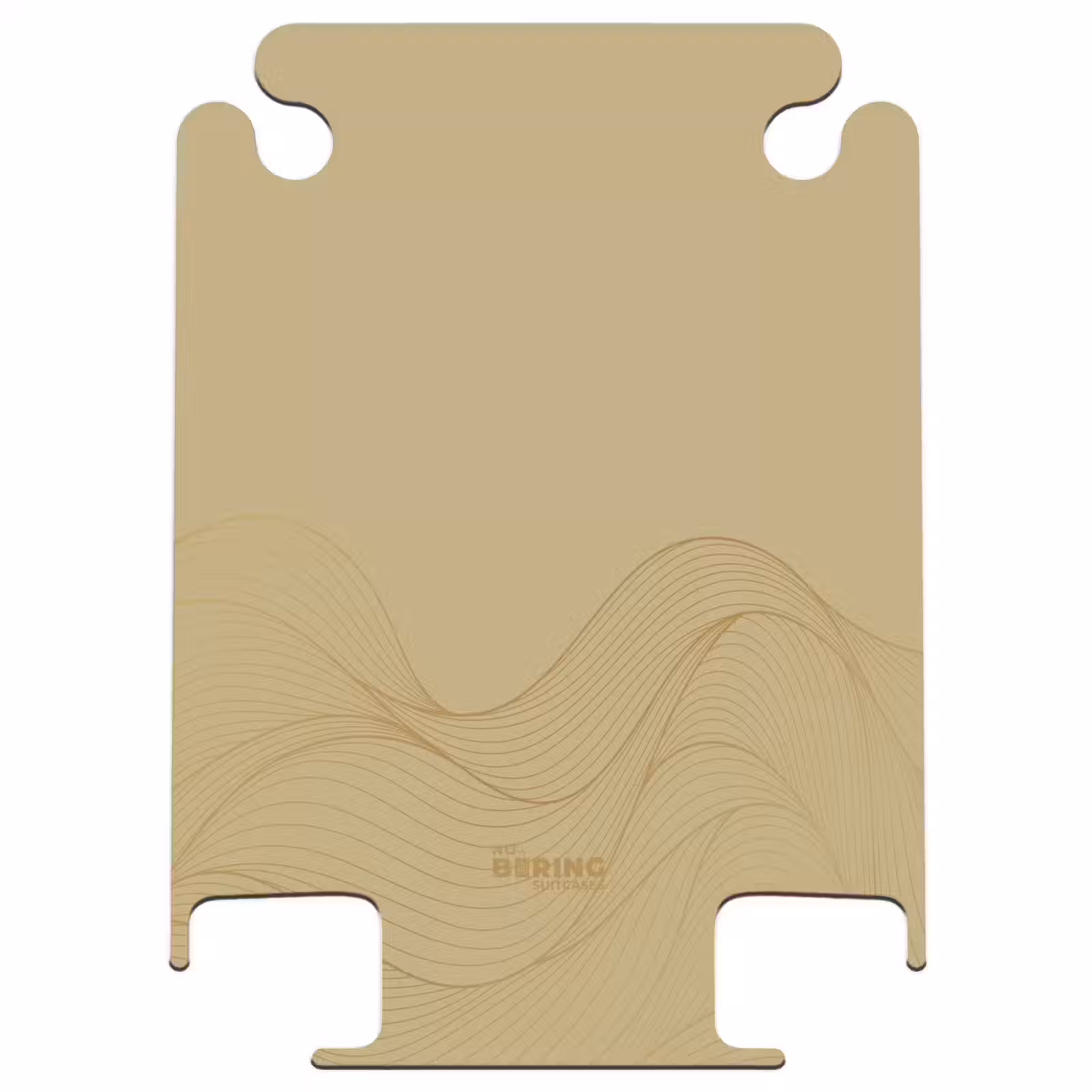 CaseSwap™ - Minimal - Golden brown with golden waves — 1