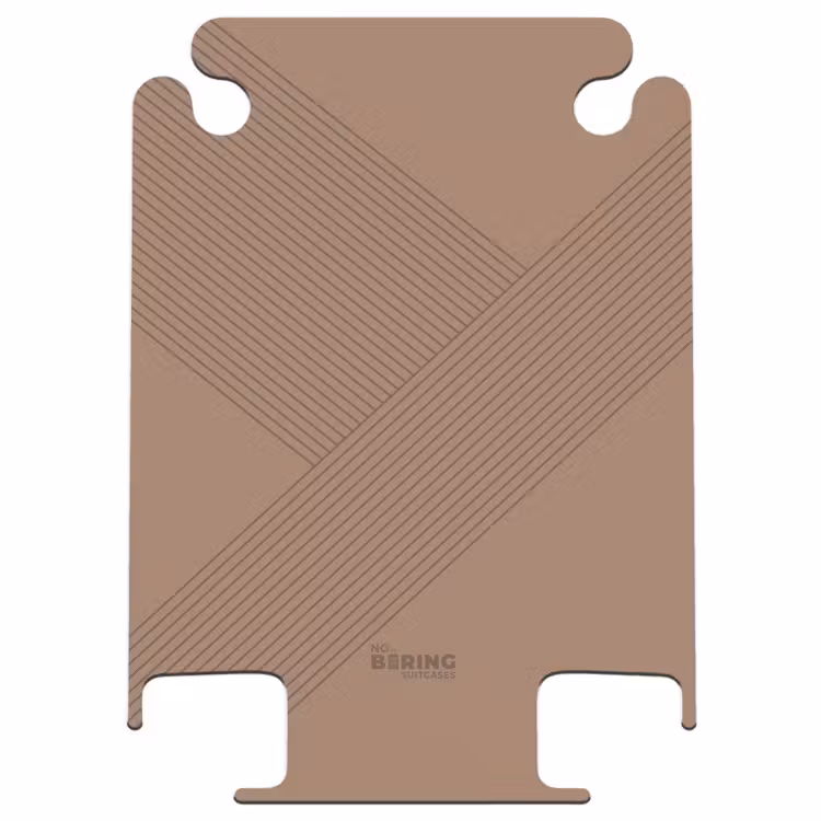 CaseSwap™ - Minimal - Crossing lines on warm brown — 1