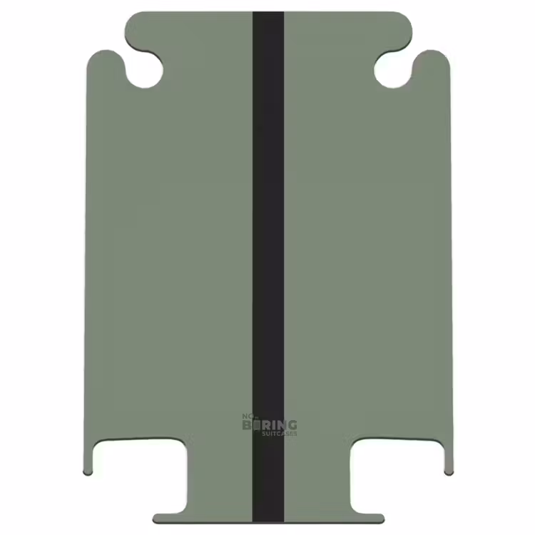 CaseSwap™ - Minimal - Grey-green with black stripe — 1