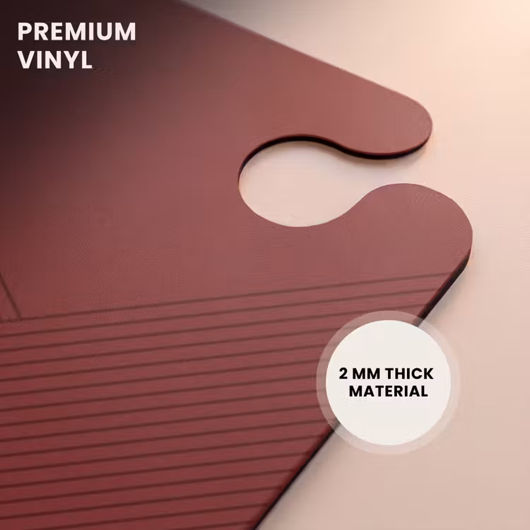 CaseSwap™ - Minimal - Intersecting lines on deep bordeaux — 6