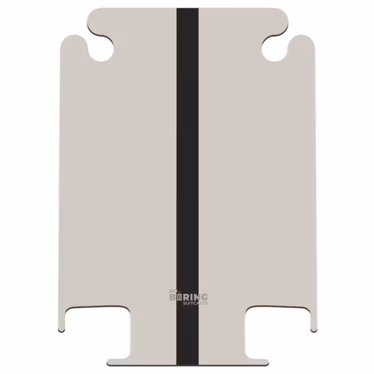 CaseSwap™ - Minimal - Light beige with black stripe — 1